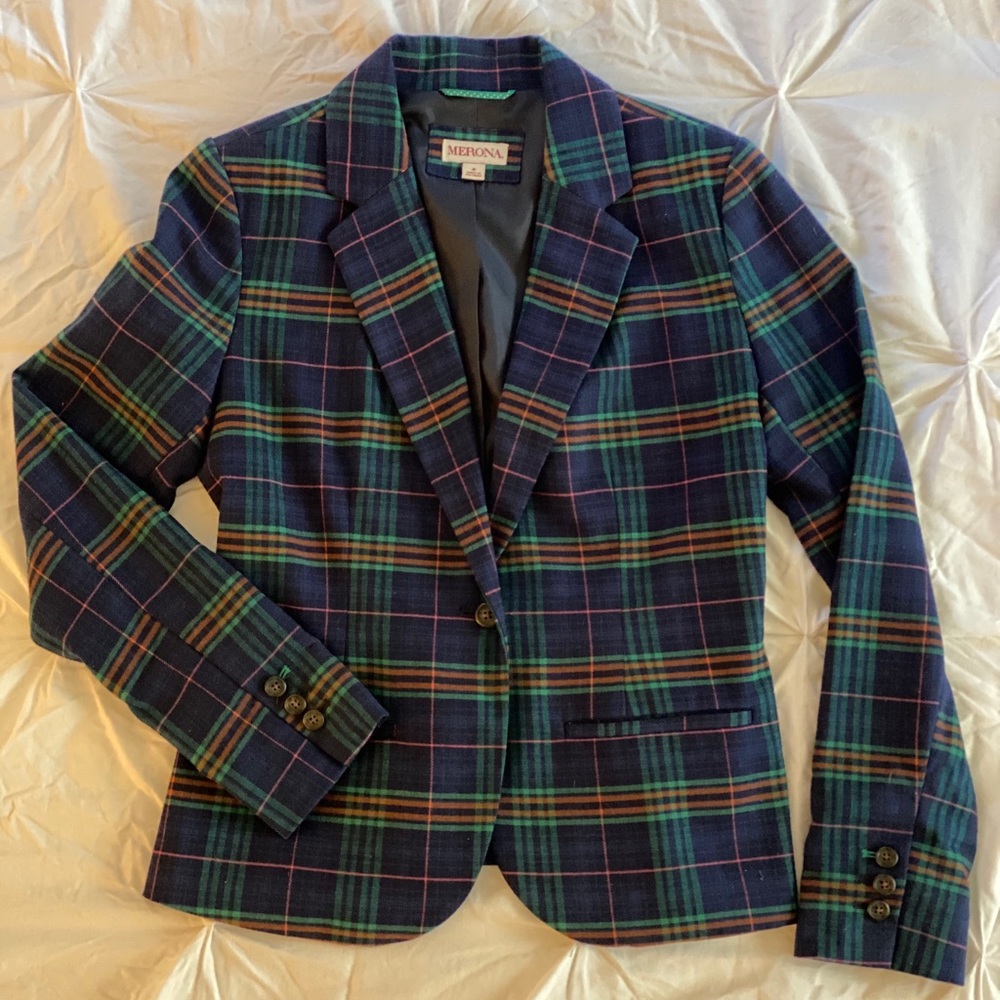 Plaid Blazer